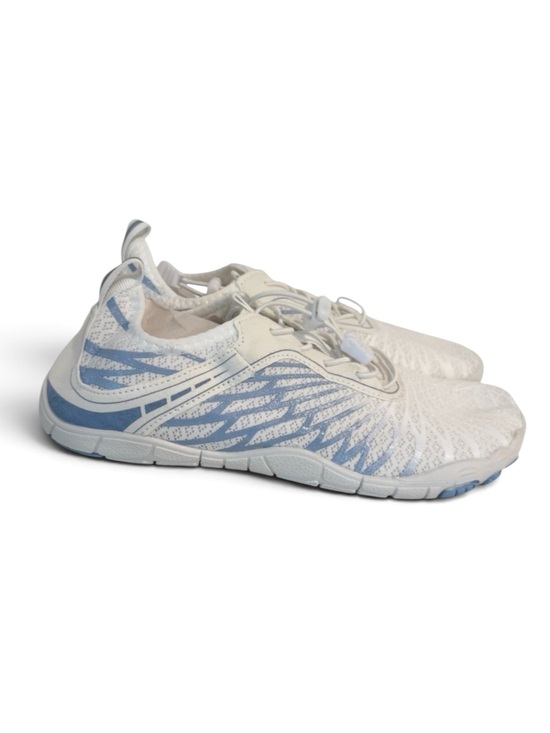 Hike Footwear Shoes - Hike Footwear HF LoraxPro Barefoot Shoes White Blue Zero Drop Wide Toe Size 10